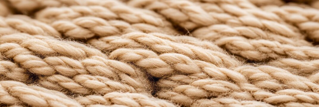 Braided fibers intertwine like rustic labyrinths of warmth, perfect for Wool Week celebrations and National Craft Month inspirations