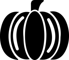 set of Halloween pumpkins Halloween pumpkin icons Icon illustration of a set of Halloween pumpkin silhouettes of plants black and white vector illustration, isolated on transparent background