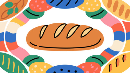 Bread vector diagram