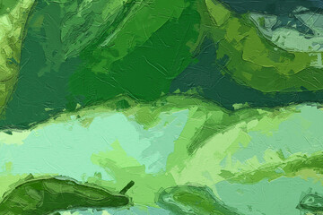 Various oil paintings, flowers, lotus leaves, ponds, spiders, parrots, butterflies, dragonflies, bees, strawberries, landscapes, ducks