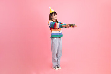 20s woman in winter clothes