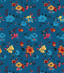abstract, vector, monochrome, big flowers, all over textiles design, illustration digital image can be used for wrapping paper