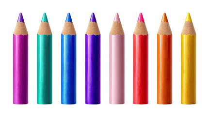 Chromatic Palette: A vibrant collection of colorful pencils, arranged to highlight the spectrum of creativity. A creative symbol that shows diversity and artistry.