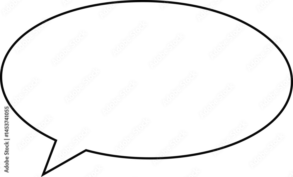 Poster outline white communication shape on the transparent background ai generative
