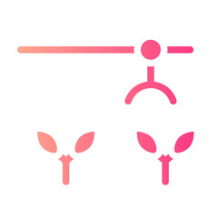 artificial intelligence gradient icon
