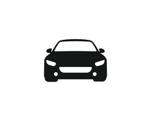 Car icon. Car icon on a white background.