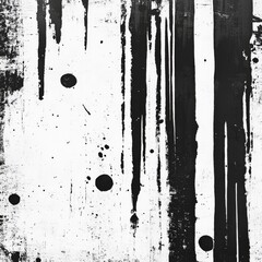 Seamless background with grunge style.   Monochrome ink drawing. Hand-drawn illustration. Vector