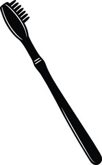 bamboo toothbrush on white background 