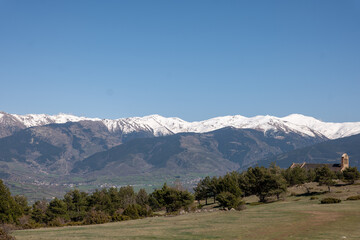 Fototapeta premium view of the mountains