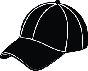 baseball cap on white background  