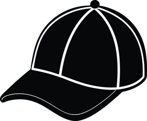 baseball cap on white background  .eps