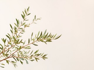 Beige Wall Decor with Olive Branches