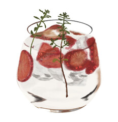 Strawberry Fruit Chad Juice Vector Design