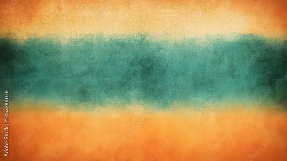 Poster abstract horizontal color blend on textured background