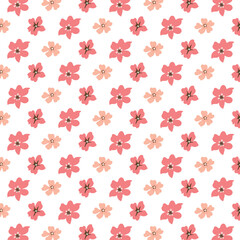 seamless pattern with flowers. Sakura pattern