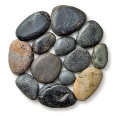 A Pile Of Rocks Isolated