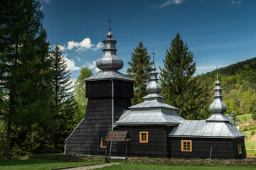 The Greek Catholic church of St. Demetrius in Czarna,Poland.