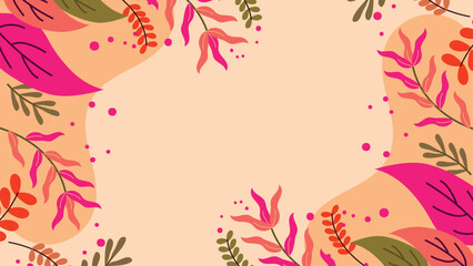 Flower Spring Vector Background