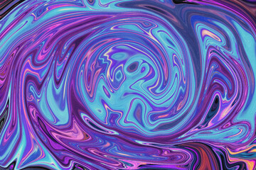 Vibrant Swirling Vortex in Blue, Purple, and Pink Tones