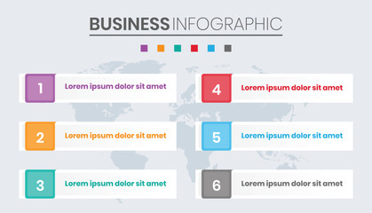 modern infographic poster