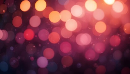 Fototapeta premium Bokeh Background for Soft Focus and Light Filled Visual Effects