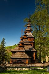 Orthodox church of Saint Cosmas and Saint Damian in Kotan, Poland.