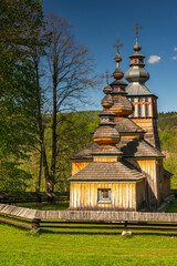 Orthodox church of the Archangel Michael in Swiatkowa Mała, Poland.