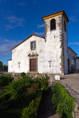 Church of the beautiful medieval village of Marvao, in the Alentejo region of Portugal at sunset.