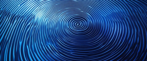 Fototapeta premium Abstract concentric ripples in deep blue