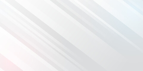 Obraz premium White abstract background with line pattern, banner design. Vector Eps10