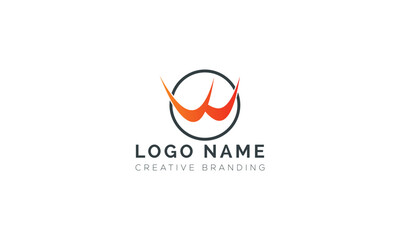 Minimalist W Logo for Branding and Identity.