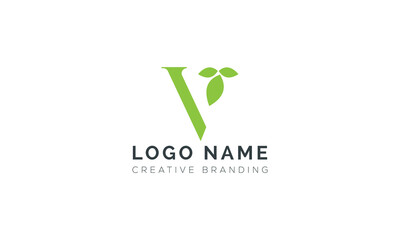 Minimalist V Logo for Branding and Identity.