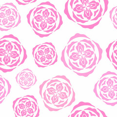 June 1st Birth Flower Maiden Blush Rose Graphic Design Pattern 1