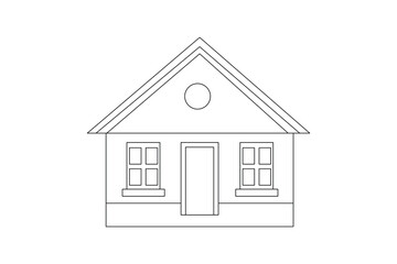 House plant and lightbulb continuous single line art drawing green energy outline
