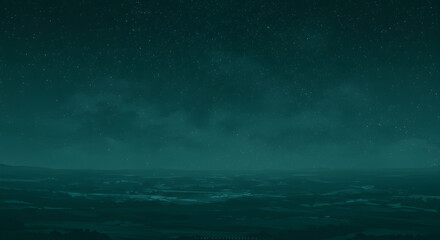 Naklejka premium storm clouds night sky over the sea