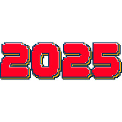 Pixelate Typography 2025