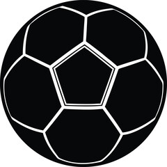 Fototapeta premium soccer ball on white background.eps