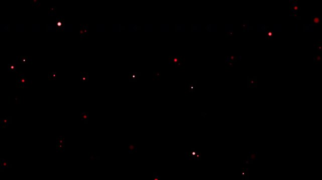 Red glowing dots on a black background for a dynamic and modern design element in technology or scifi themed projects. Vibrant, futuristic aesthetic