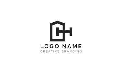Minimalist CH Logo for Branding and Identity.