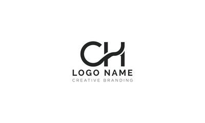 Minimalist CH Logo for Branding and Identity.