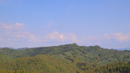 autumn landscape in the mountains
