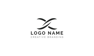 Minimalist X Logo for Branding and Identity.