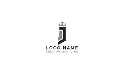 Minimalist JJ Logo for Branding and Identity.
