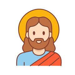 Obraz premium Illustration of Jesus Christ