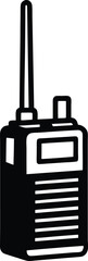 walkie talkie on white background  .eps