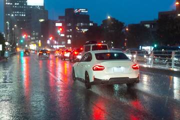 車　雨