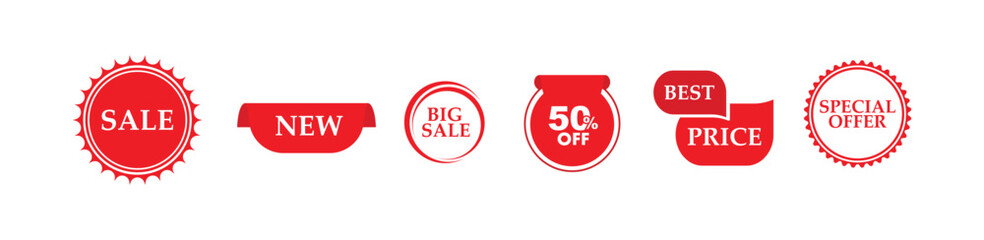 stickers with sale discount text	