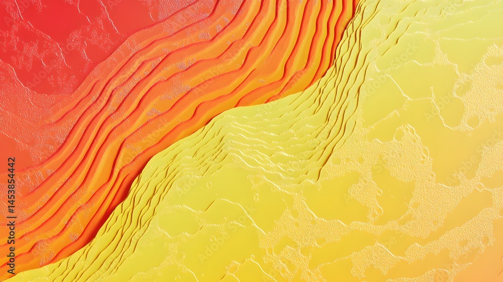 Poster abstract textured design with vibrant color gradients.