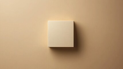 Beige textured canvas mockup on a neutral background perfect for design presentations and branding
