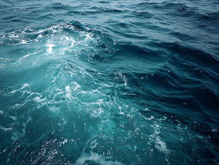 Obraz premium Calming blue sea surface with gorgeous shimmer